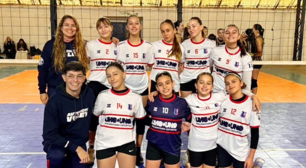 El Sub 14 de Automoto Vóley finalizó séptimo en Azul