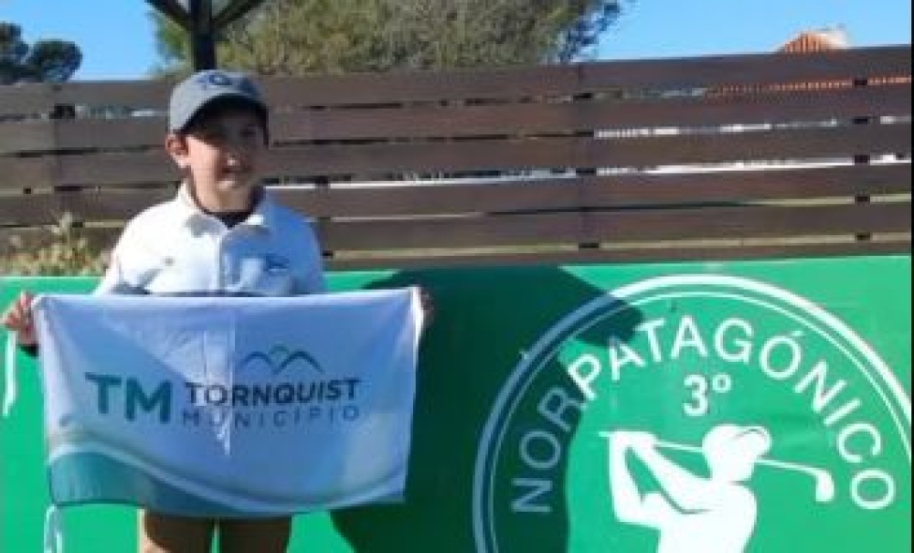 Tobías García fue campeón del torneo Nor Patagónico que se desarrolló en la cancha de Palihue