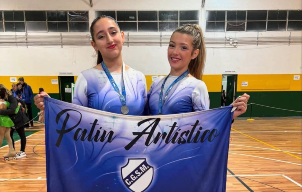 Seis patinadoras del Club General San Martin de Chasico participaron de un torneo regional realizado en Pedro Luro