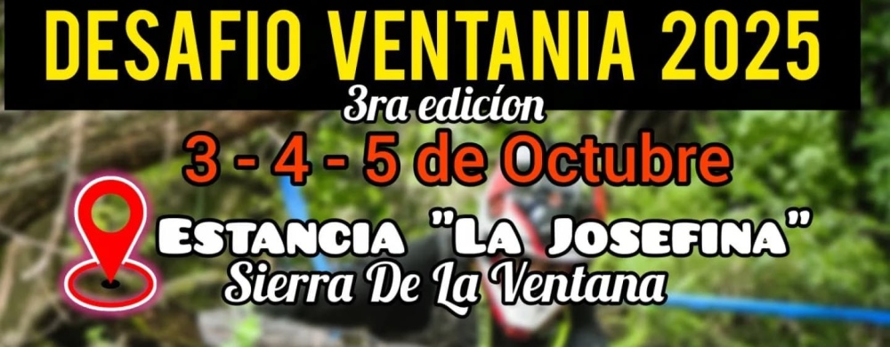 Inscripciones abiertas para la tercera edición del Desafío Ventania
