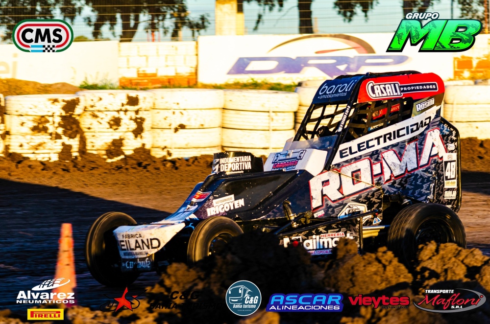 Destacada labor de Guillermo Yurovsky y Rodrigo Olivera en la segunda fecha del Invernal de midgets 2025