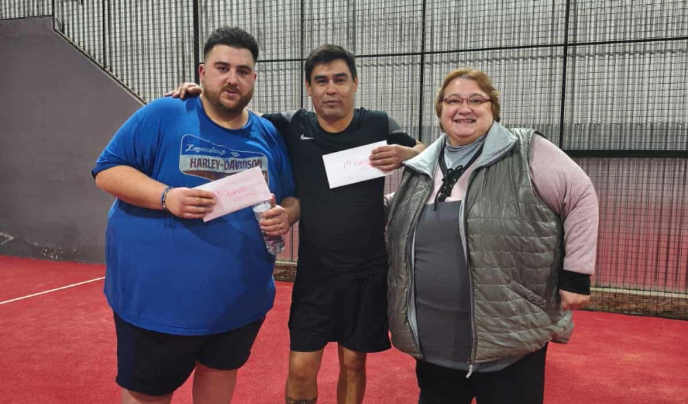”Yony” Rodríguez - Rubén Calcumil, ganadores de un torneo de octava libre disputado en Padel Red