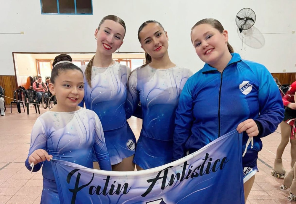 Patinadoras de Chasico participaron de un encuentro de escuelitas realizado en Darregueira