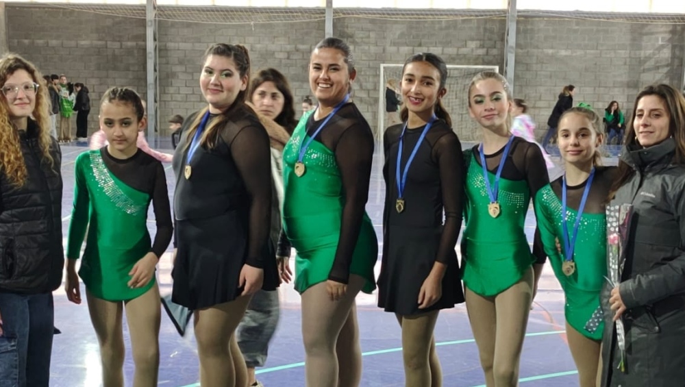 Patín del Club Unión presente en el amistoso de Bahía Blanca