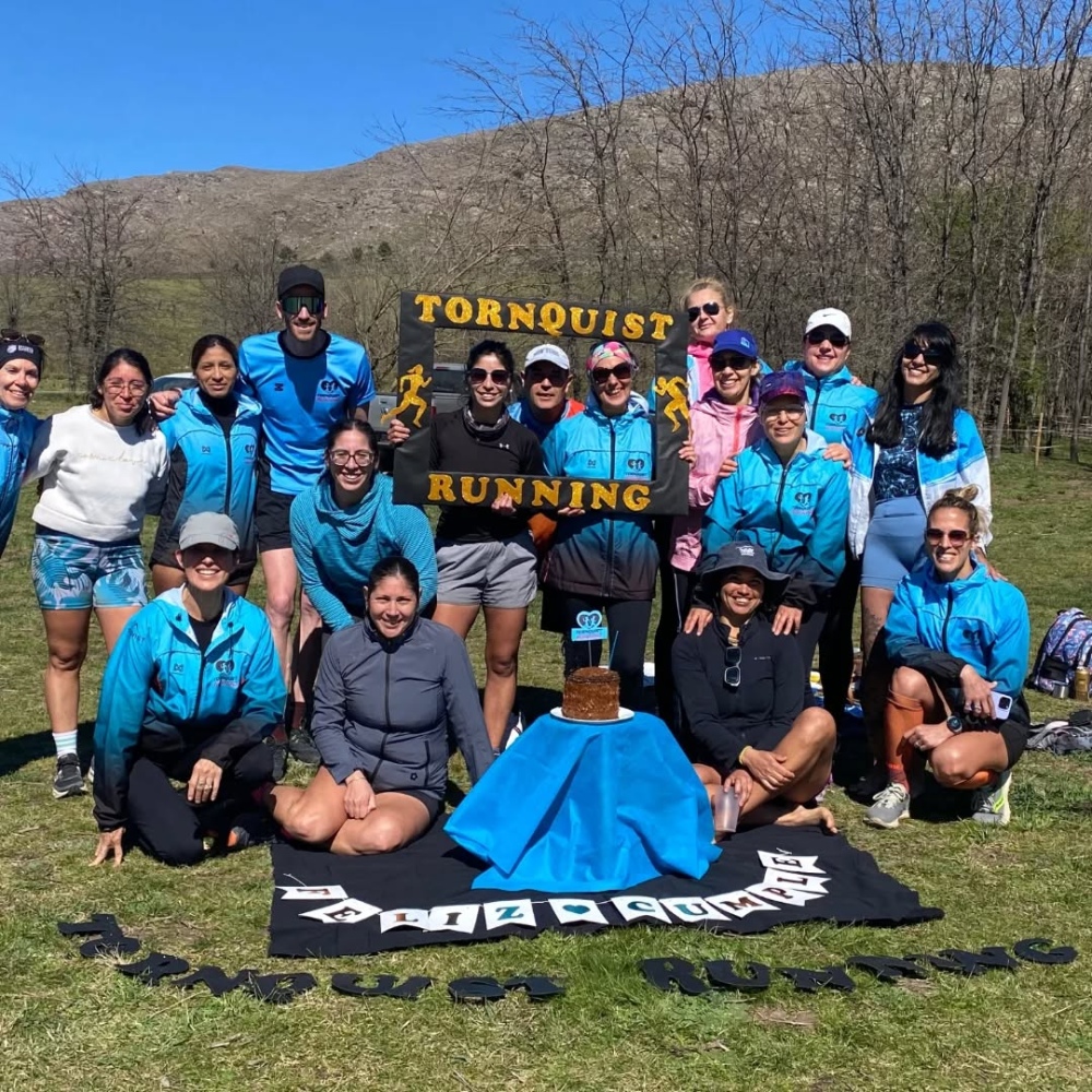 El grupo de Tornquist Running celebro su séptimo aniversario en Parque Vertientes
