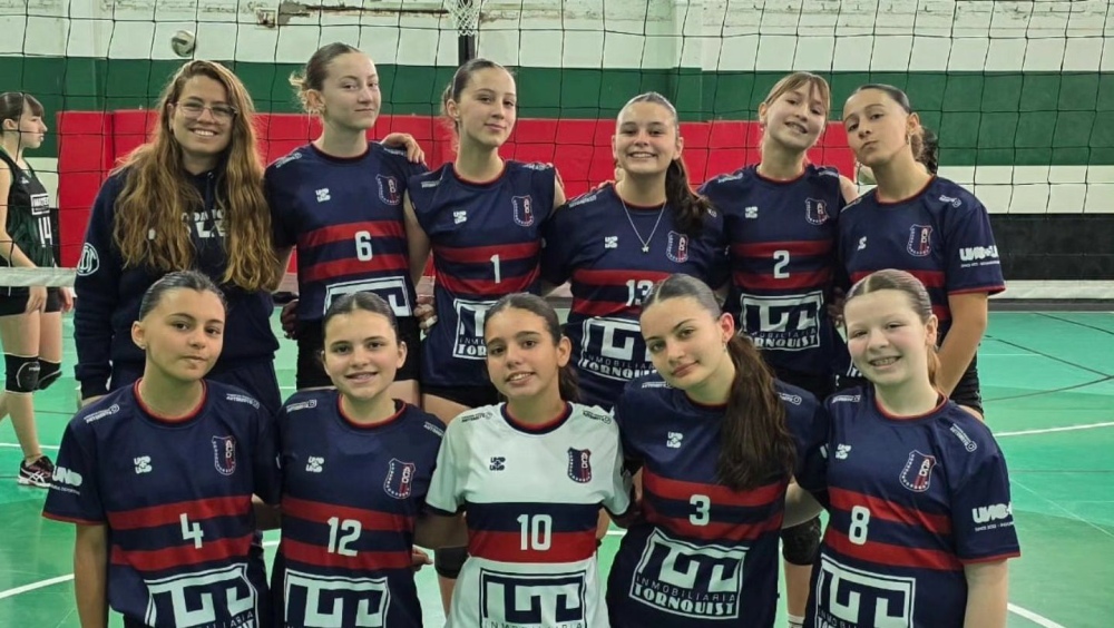 El Sub 14 de Automoto Voley consiguió un doble triunfo