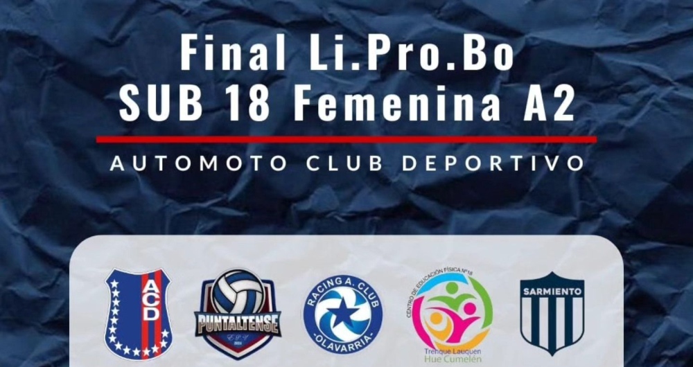 Este viernes arranca la final provincial Sub 18 de vóleibol