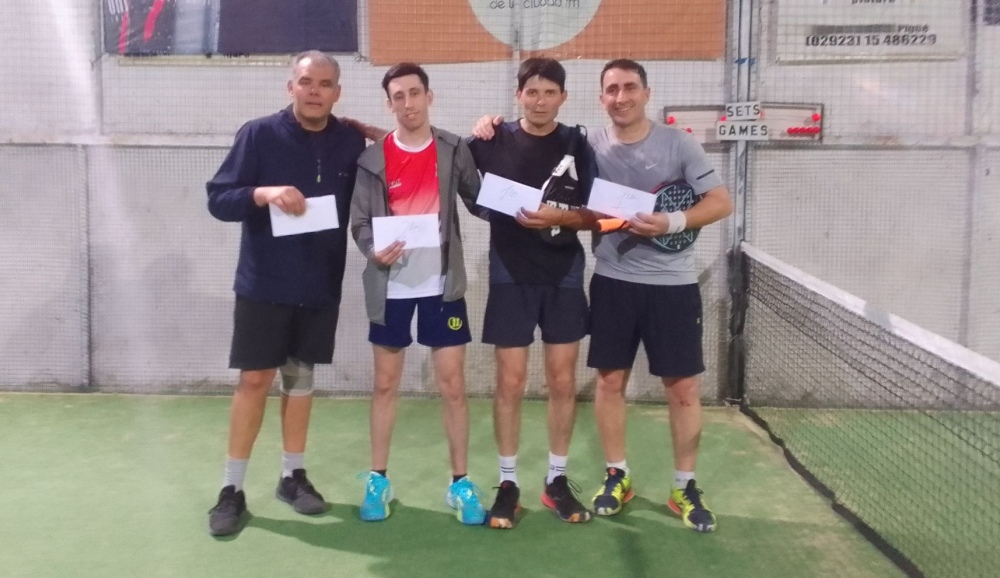Jorge Espina - David Lencina, campeones de un torneo de sexta libre disputado en la ciudad de Pigüé