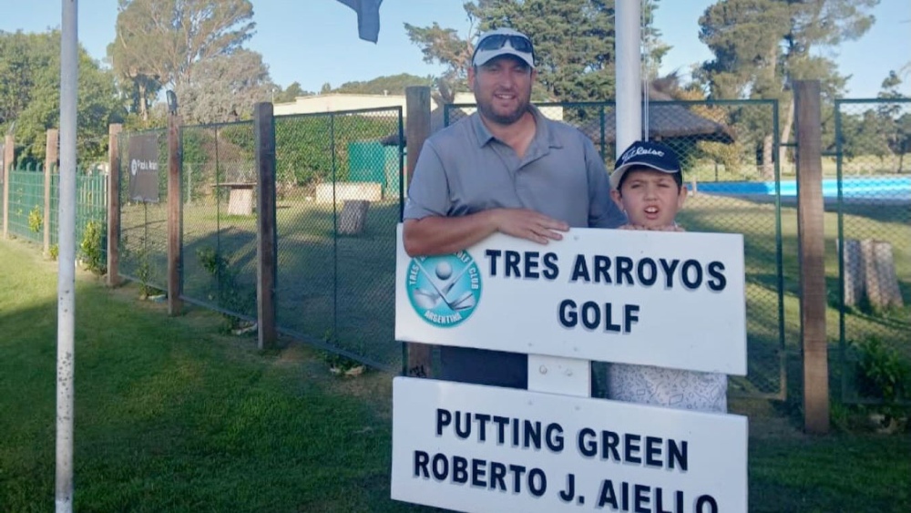 Tobías García compitió en el torneo Banco Galicia disputado en el Golf Club de Tres Arroyos
