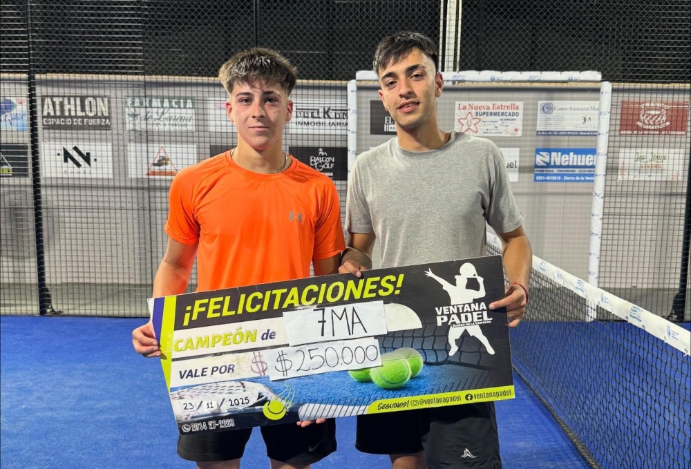 Se llevo a cabo el primer torneo de séptima categoría en el complejo Ventana Padel