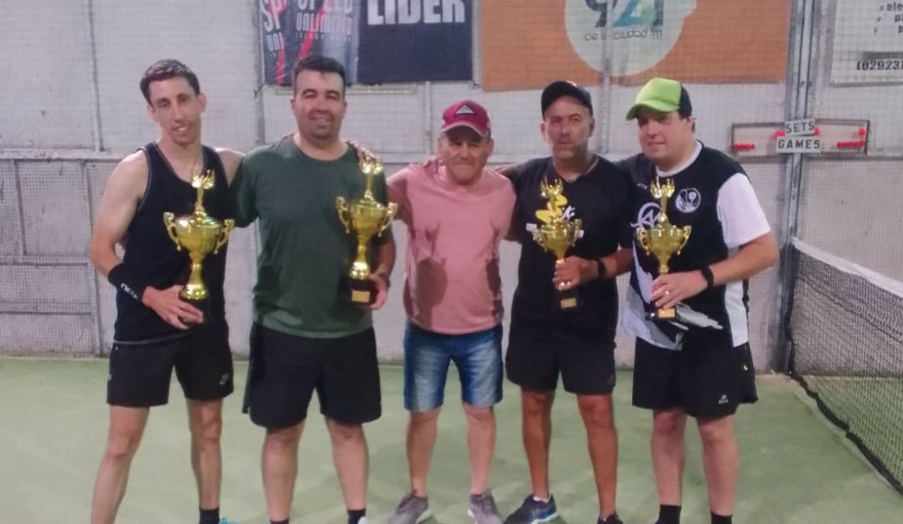 Final entre tornquistenses en el Master de padel de sexta división llevado a cabo en Pigüé