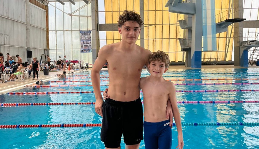 Natación: Los hermanos Francisco y Agustín Meriggi brillaron en Mar del Plata