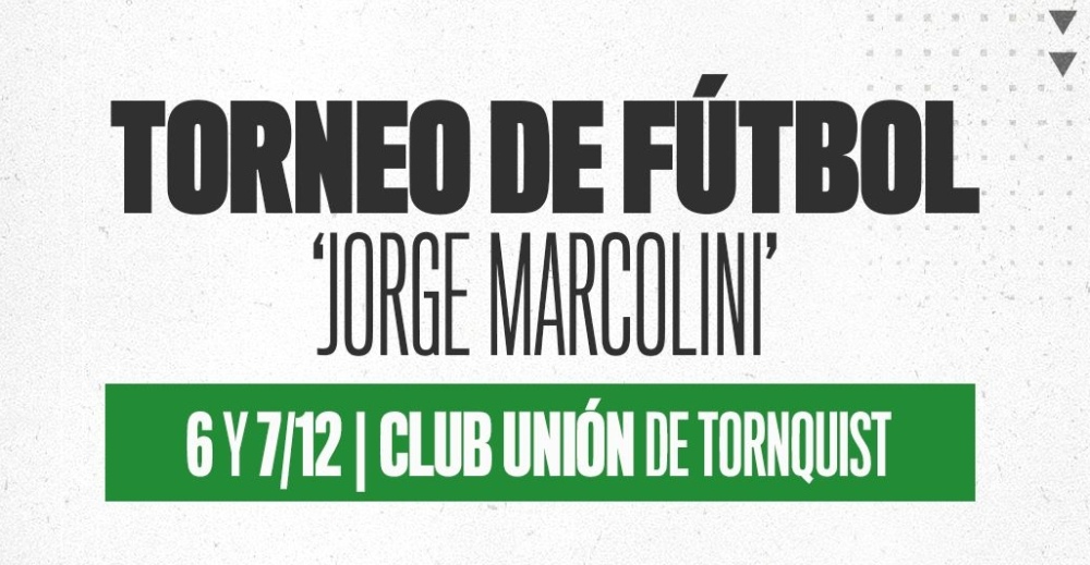 Fútbol: Unión realiza este fin de semana el Torneo ‘Jorge Marcolini’
