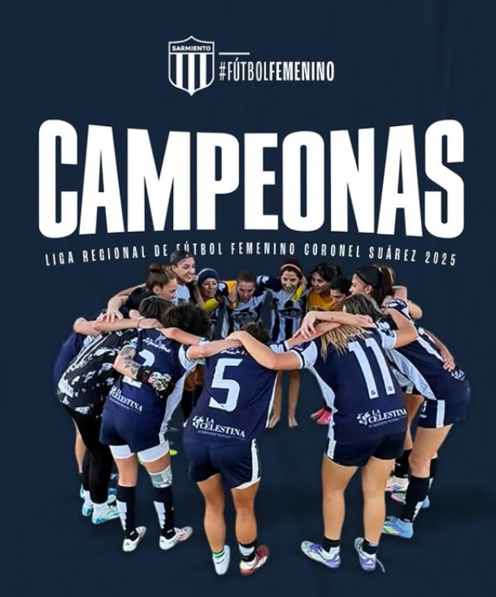 LRF: Club Sarmiento se consagró campeón del fútbol femenino