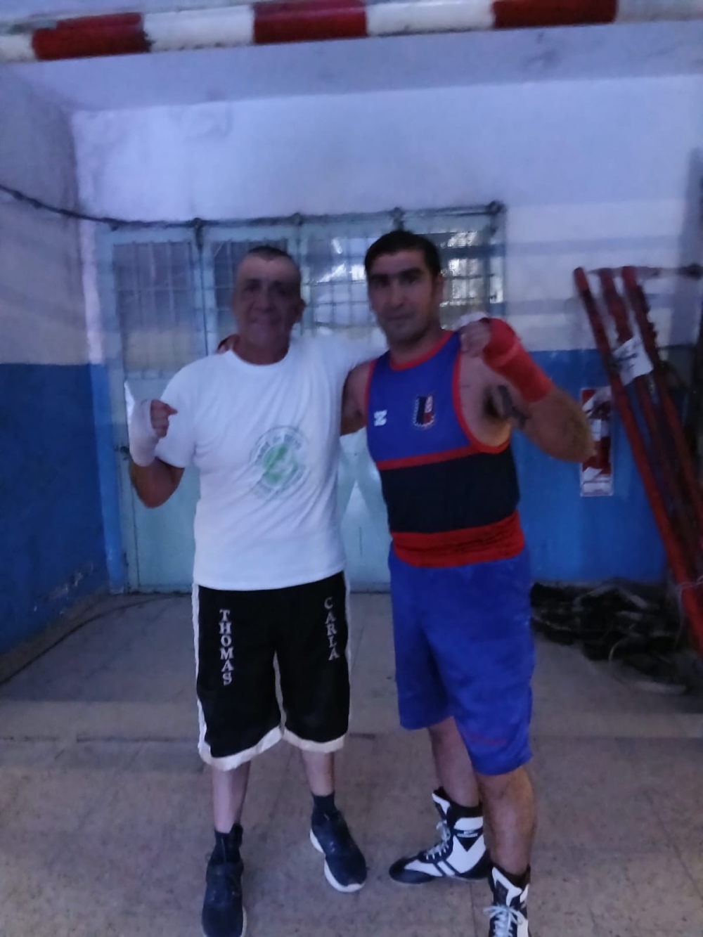 Gonzalo Cisterna representó a Tornquist en una exhibición de boxeo en Río Colorado