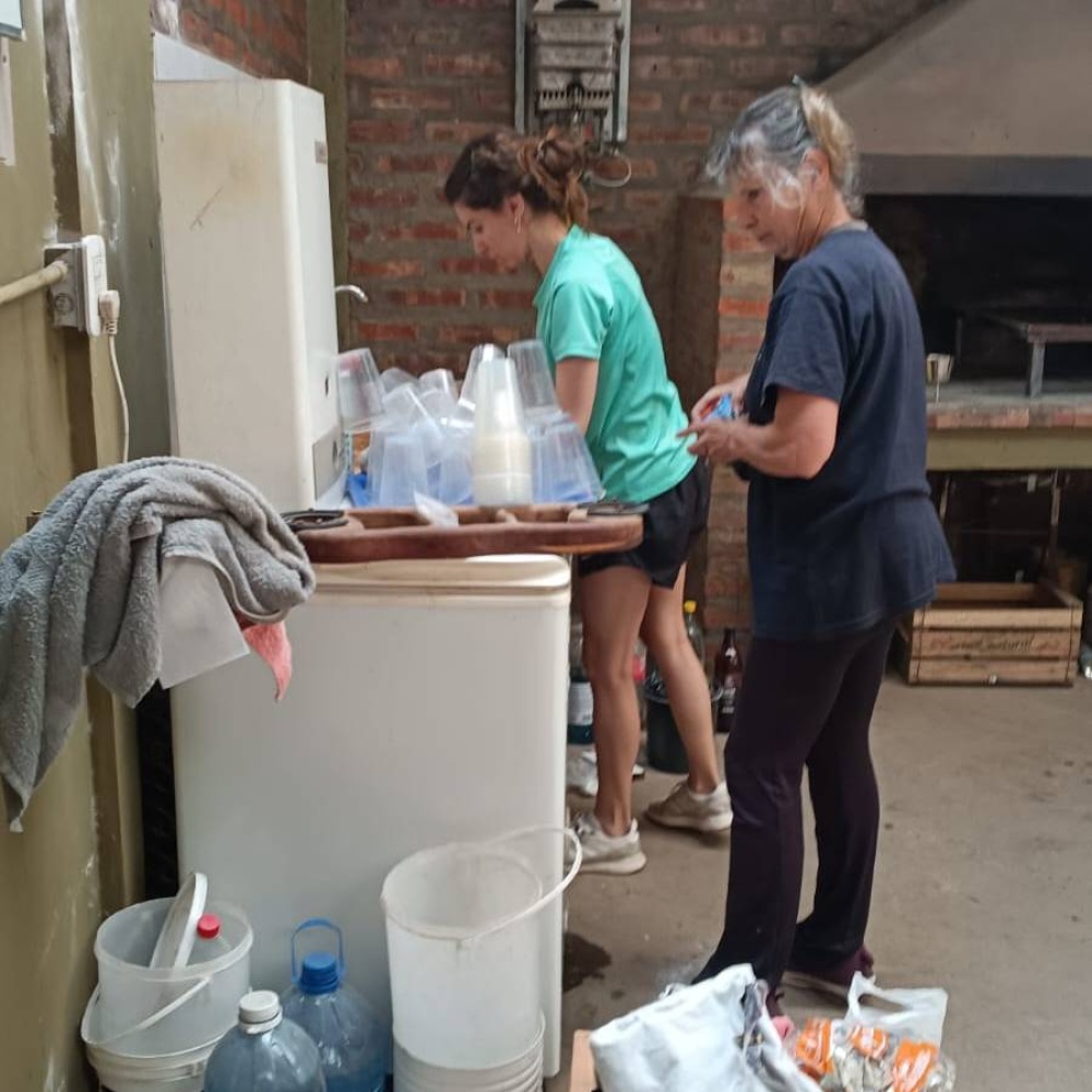 Exitosa jornada de puesta en valor de la sede del Club Andino de Villa Ventana