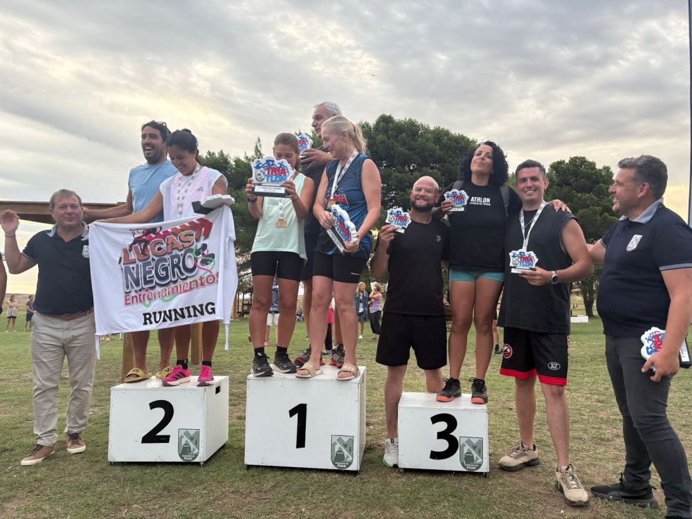 Atletas de la comarca se destacaron en el Triatlón de Puan 2026