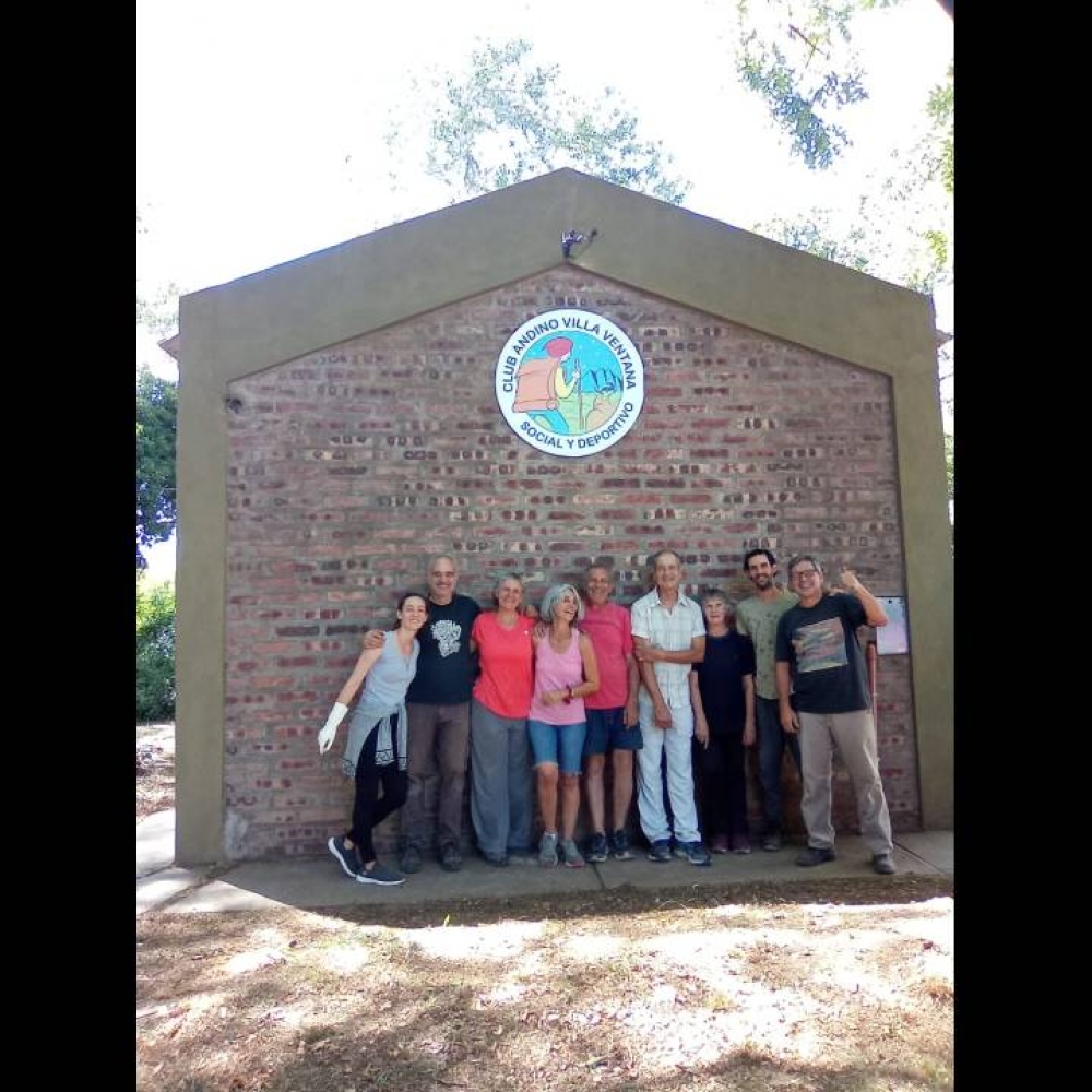 Exitosa jornada de puesta en valor de la sede del Club Andino de Villa Ventana