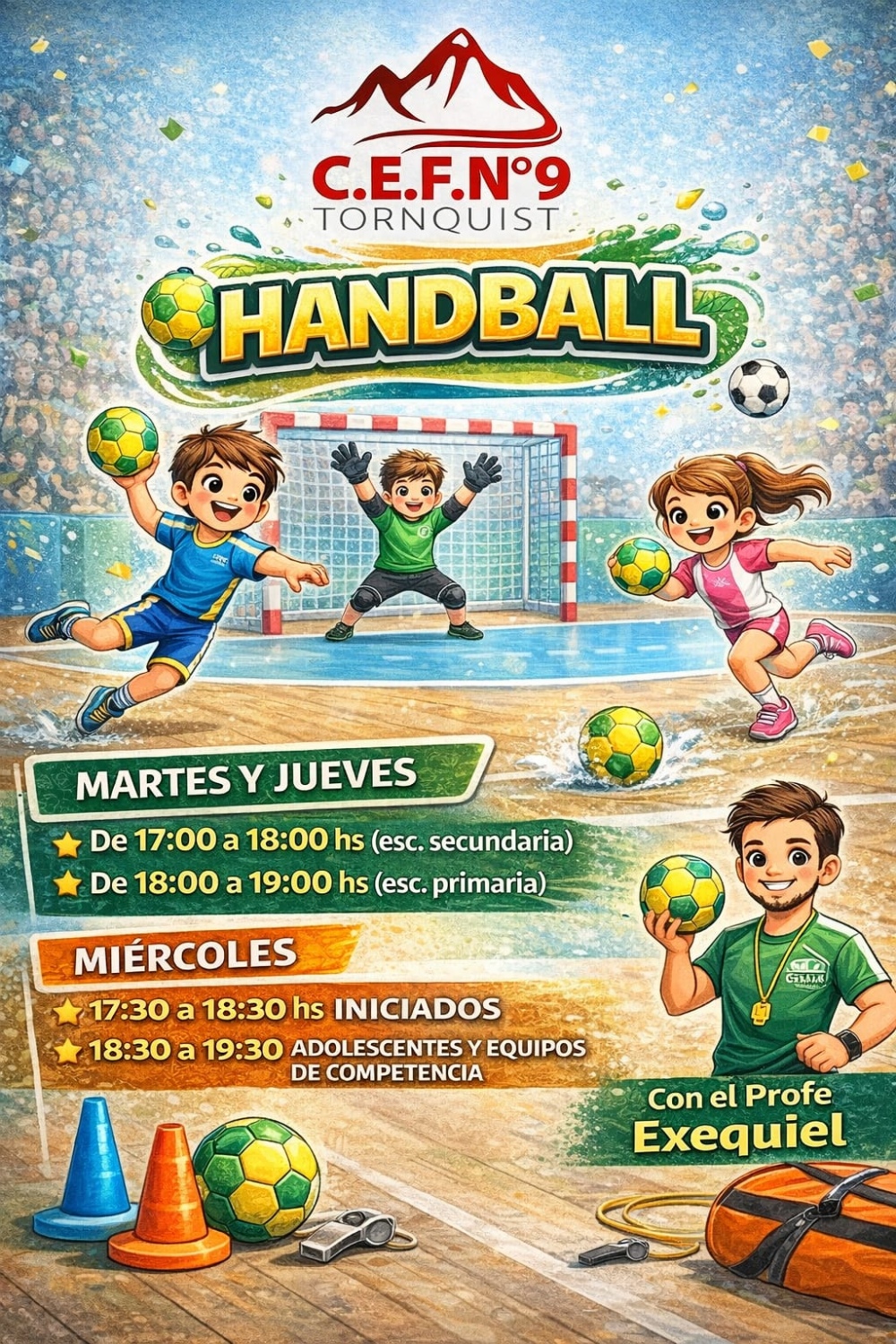 Abren las inscripciones 2026 en el CEF Nº 9