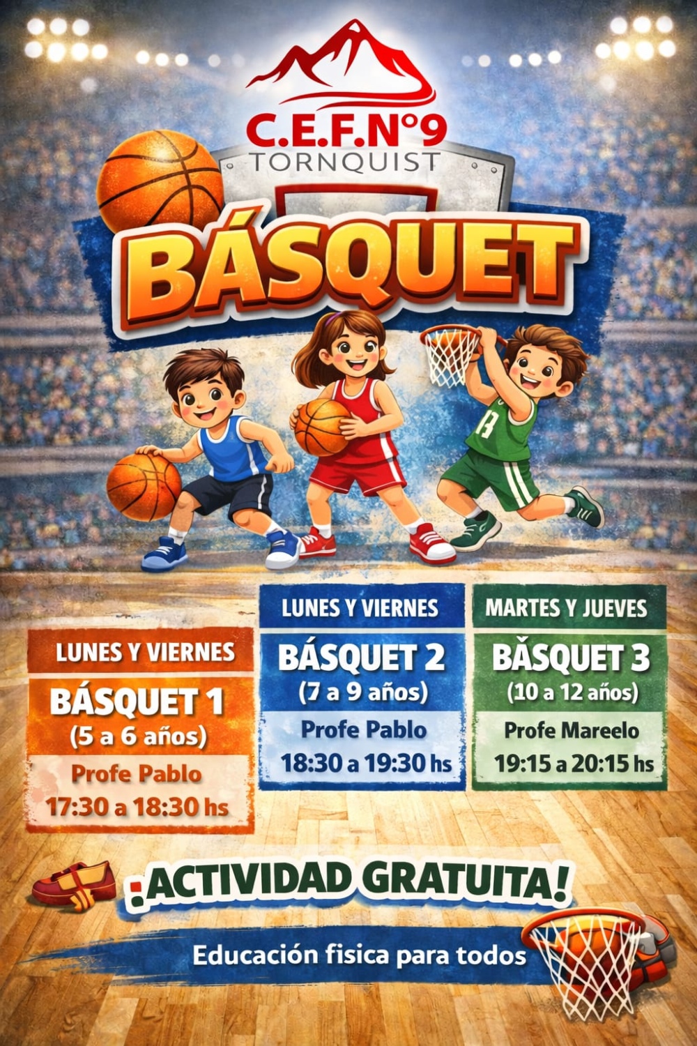 Abren las inscripciones 2026 en el CEF Nº 9