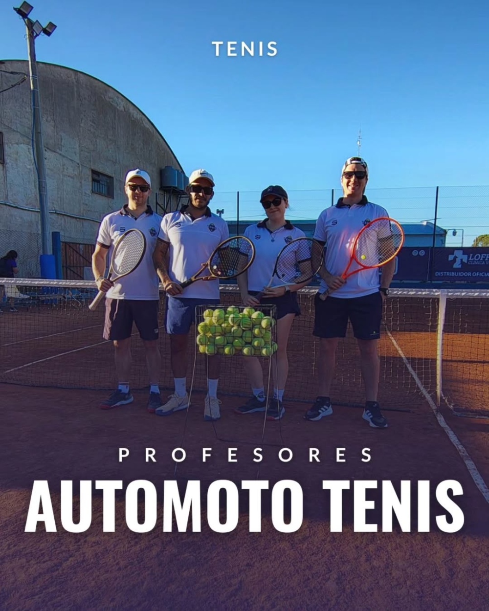 Automoto presentó a su equipo de entrenadores de tenis