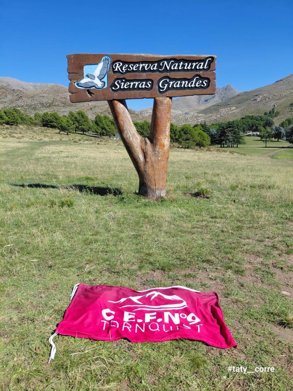 Grupo de entrenamiento del CEF N° 9 realizó travesía en Sierras Grandes