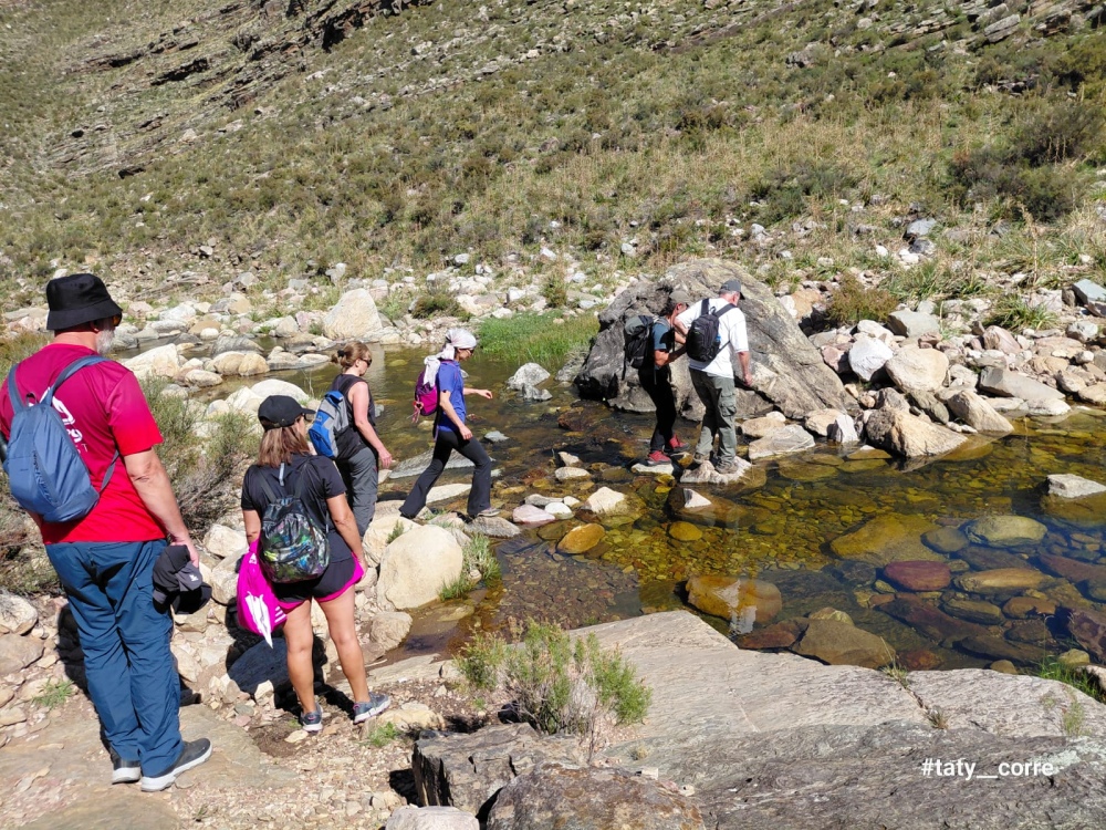 Grupo de entrenamiento del CEF N° 9 realizó travesía en Sierras Grandes