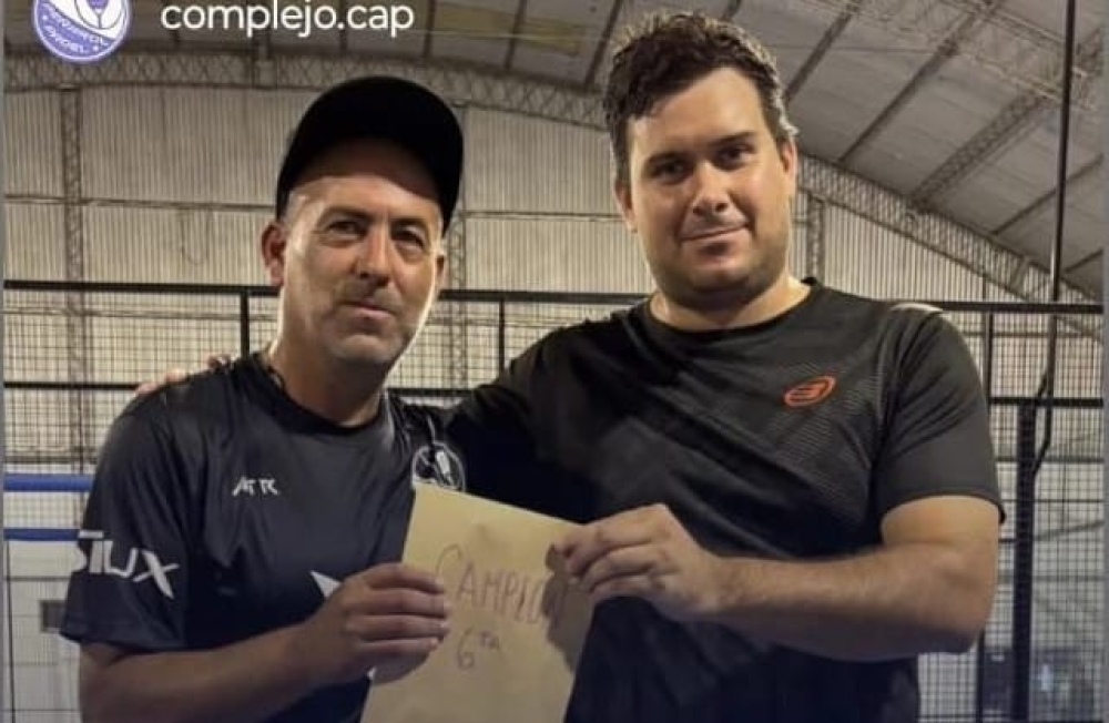 Pádel: triunfo tornquistense en torneo de Sexta en Pigüé