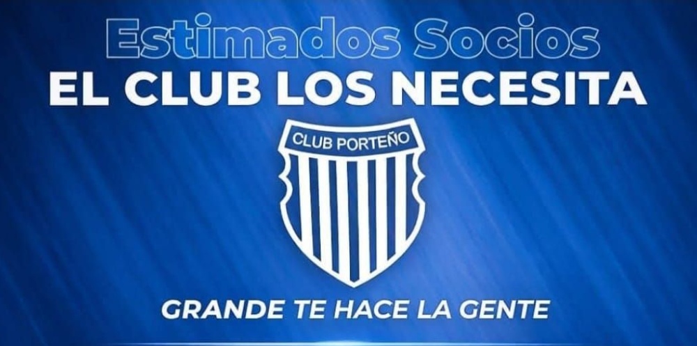 Aviso importante para socios del Club Porteño de Saldungaray