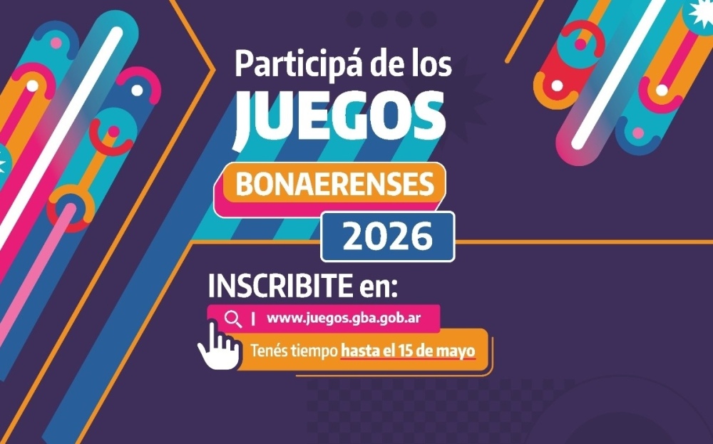 Abiertas las inscripciones para los Juegos Bonaerenses 2026