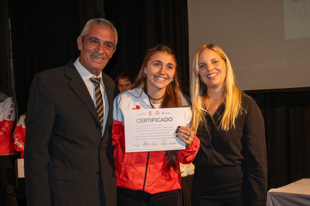 Tornquist celebró a los primeros egresados de la Escuela de Guardavidas 