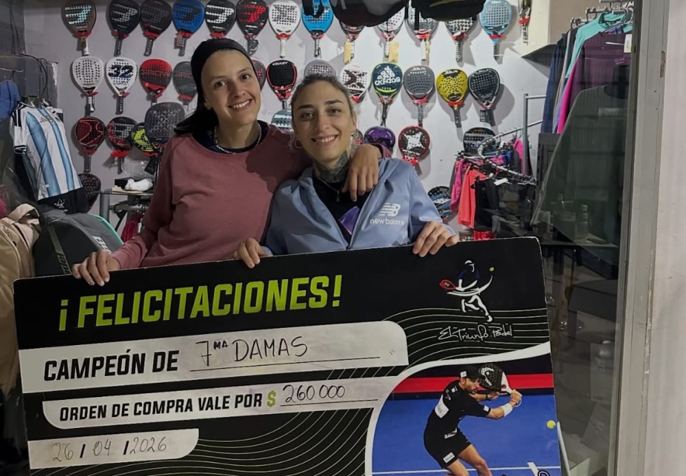 Isabel Ferrari y Gabriela Rodríguez se consagraron campeonas en séptima damas en Coronel Suárez