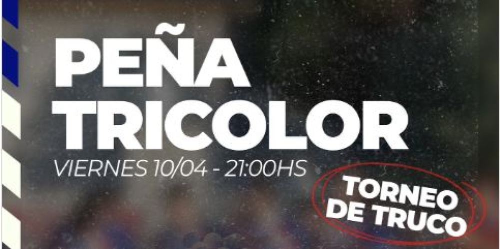 10 de abril: Noche de peña tricolor en el Club Atlético Ventana