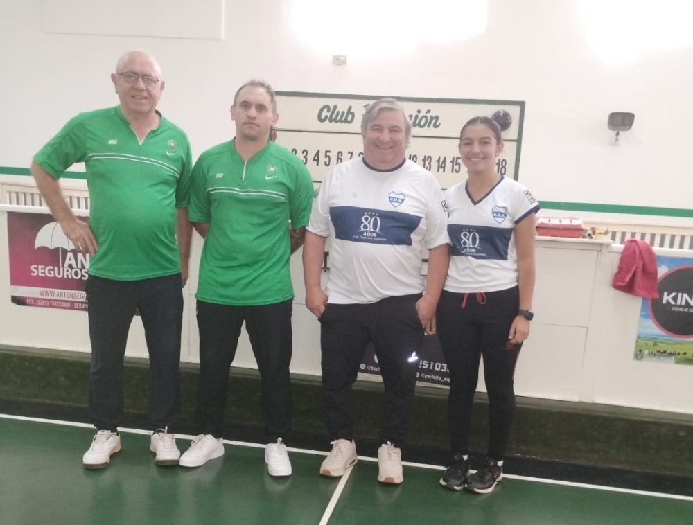 Bochas: Unión y Sociedad Italiana se enfrentaron en la tercera fecha