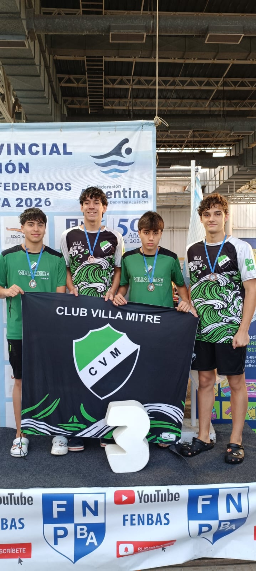 Natación: Destacada actuación de los hermanos Meriggi en el Provincial y agenda cargada de competencias