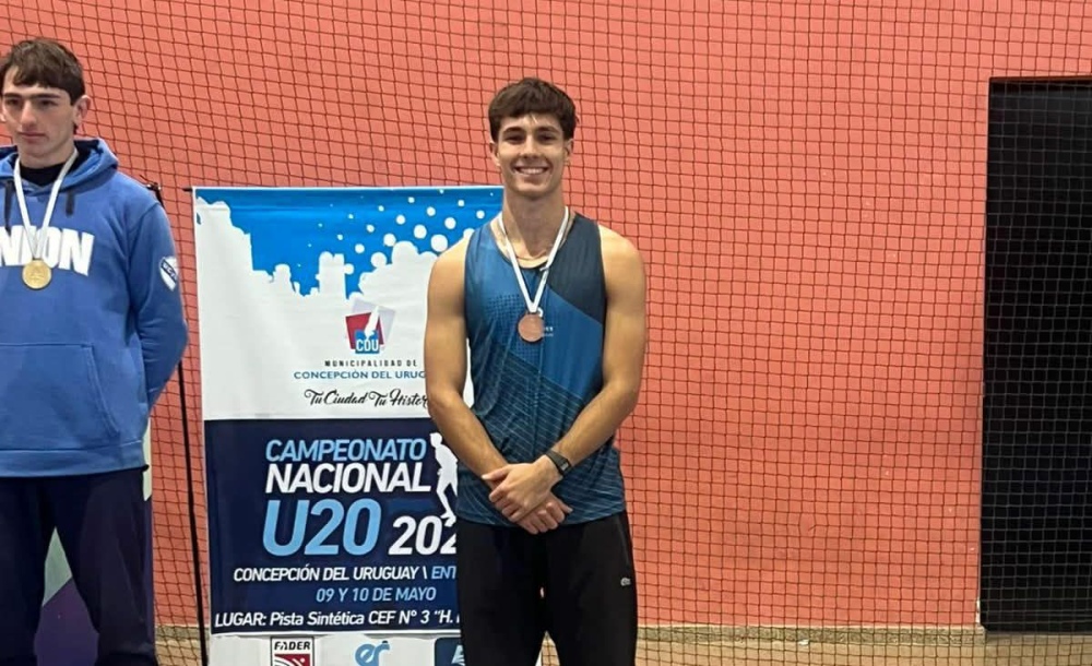 Medalla de Bronce para Tomás Trivellini en el Nacional U20