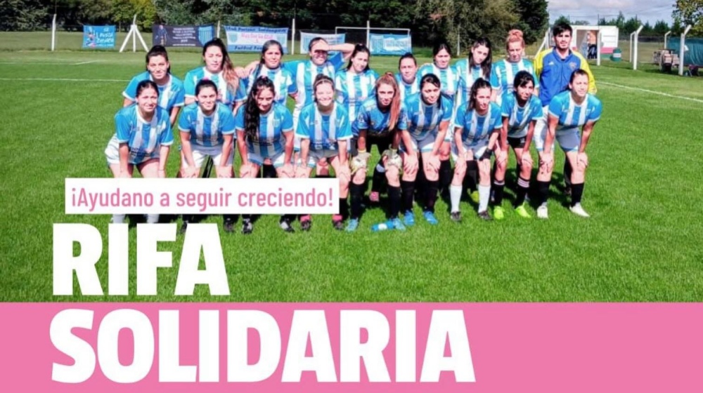 Rifa solidaria del futbol femenino del Club Porteño de Saldungaray