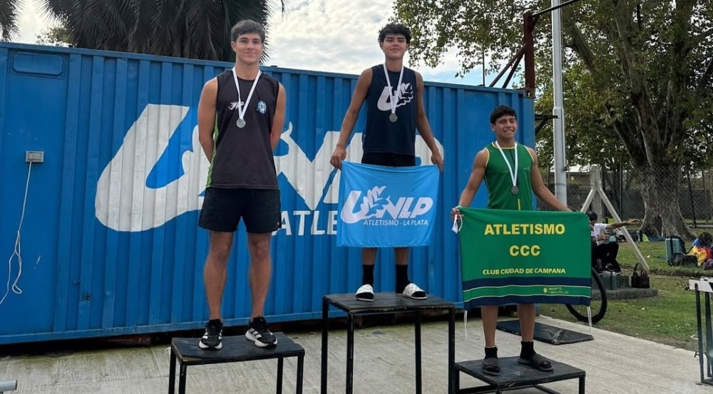 Atletismo: Tomás Trivellini, subcampeón provincial y clasificado al Nacional