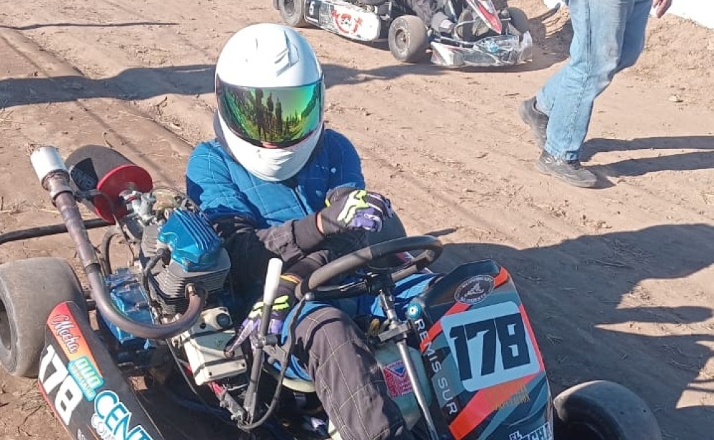 Superkart: Diego “Mecha” Moriames tuvo una destacada actuación en Bahía Blanca