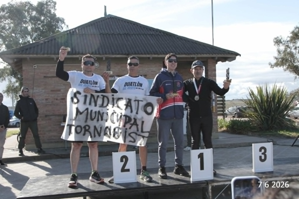 El distrito conto con varios representantes en el Duatlón del Viento 2026