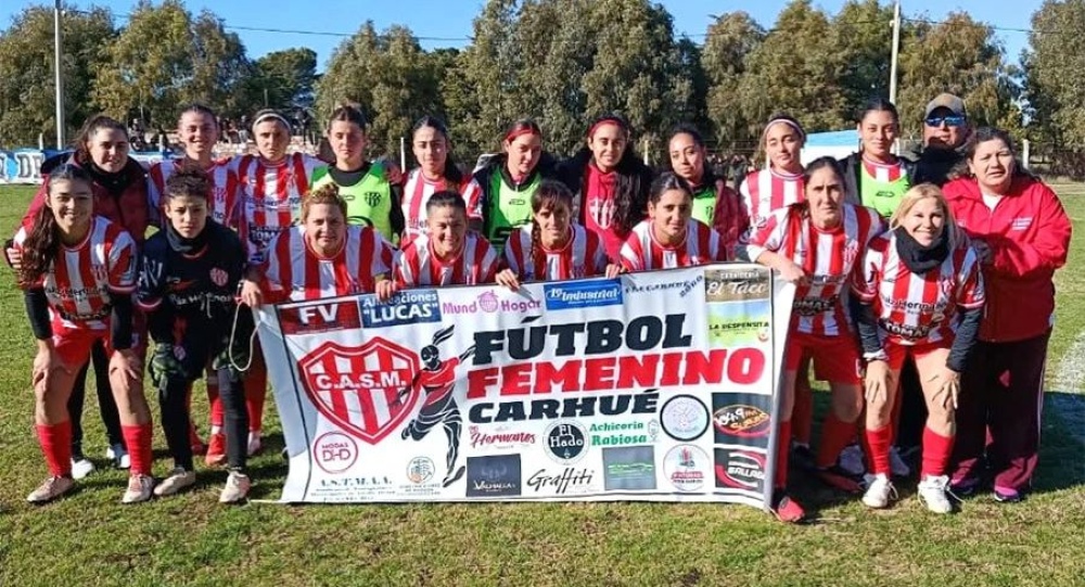 Liga Regional de Fútbol: San Martín de Carhué se aseguró el “1” de la zona “B” en Primera femenina