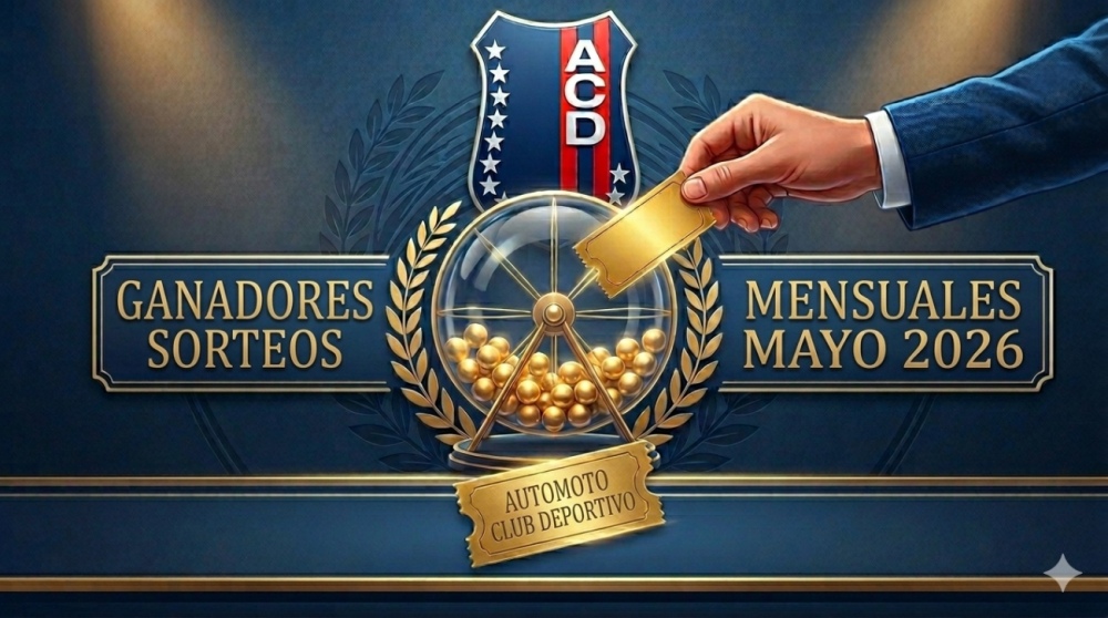 Ganadores de los sorteos mensuales del Automoto Club Deportivo