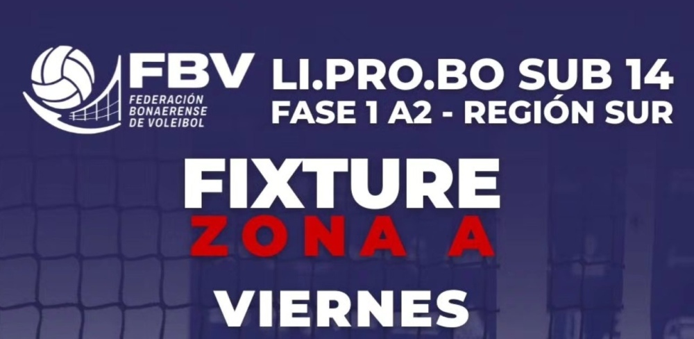 Automoto ya conoce a sus rivales para el inicio de la Liprobo Sub 14