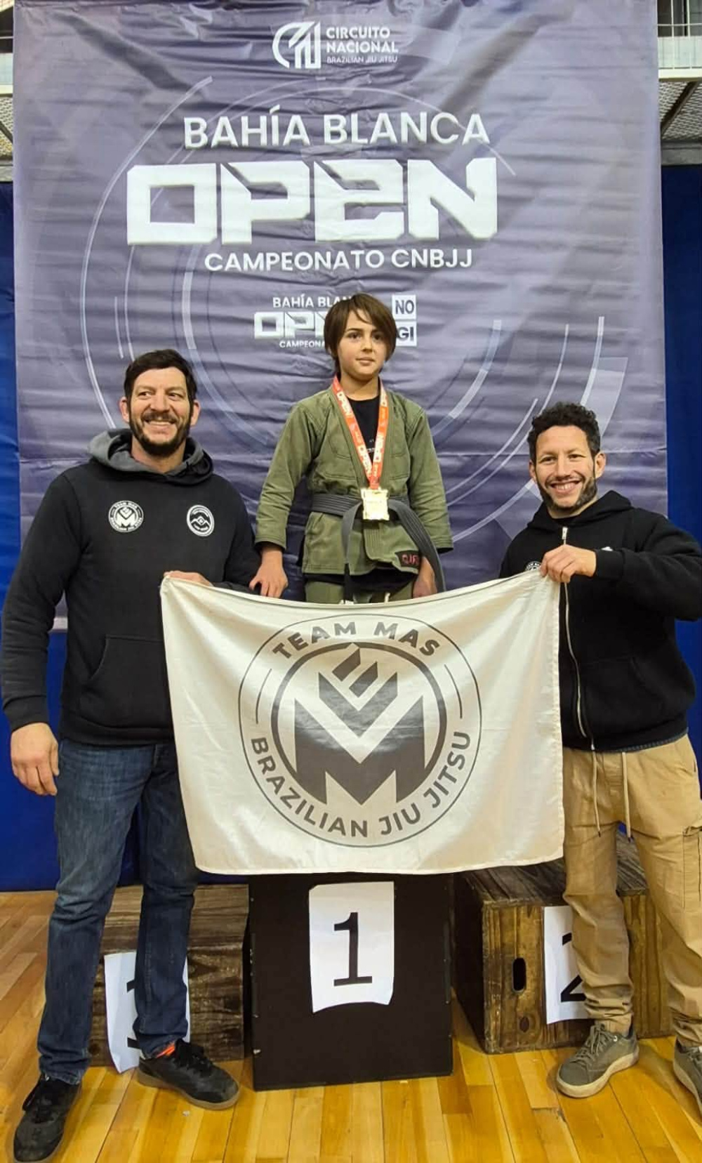 La Academia Team Más Ventania tuvo una destacada actuación en el Open Bahía Blanca de Jiu Jitsu