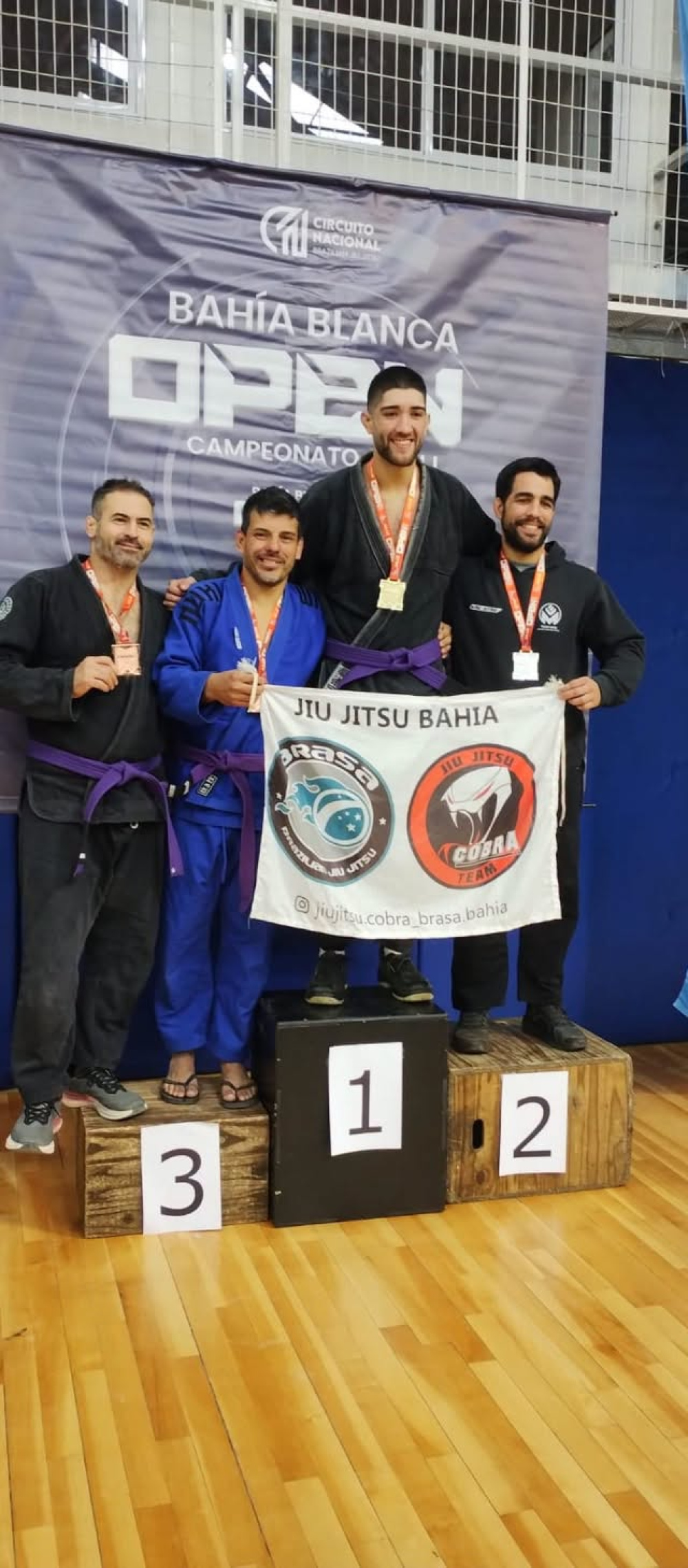 La Academia Team Más Ventania tuvo una destacada actuación en el Open Bahía Blanca de Jiu Jitsu