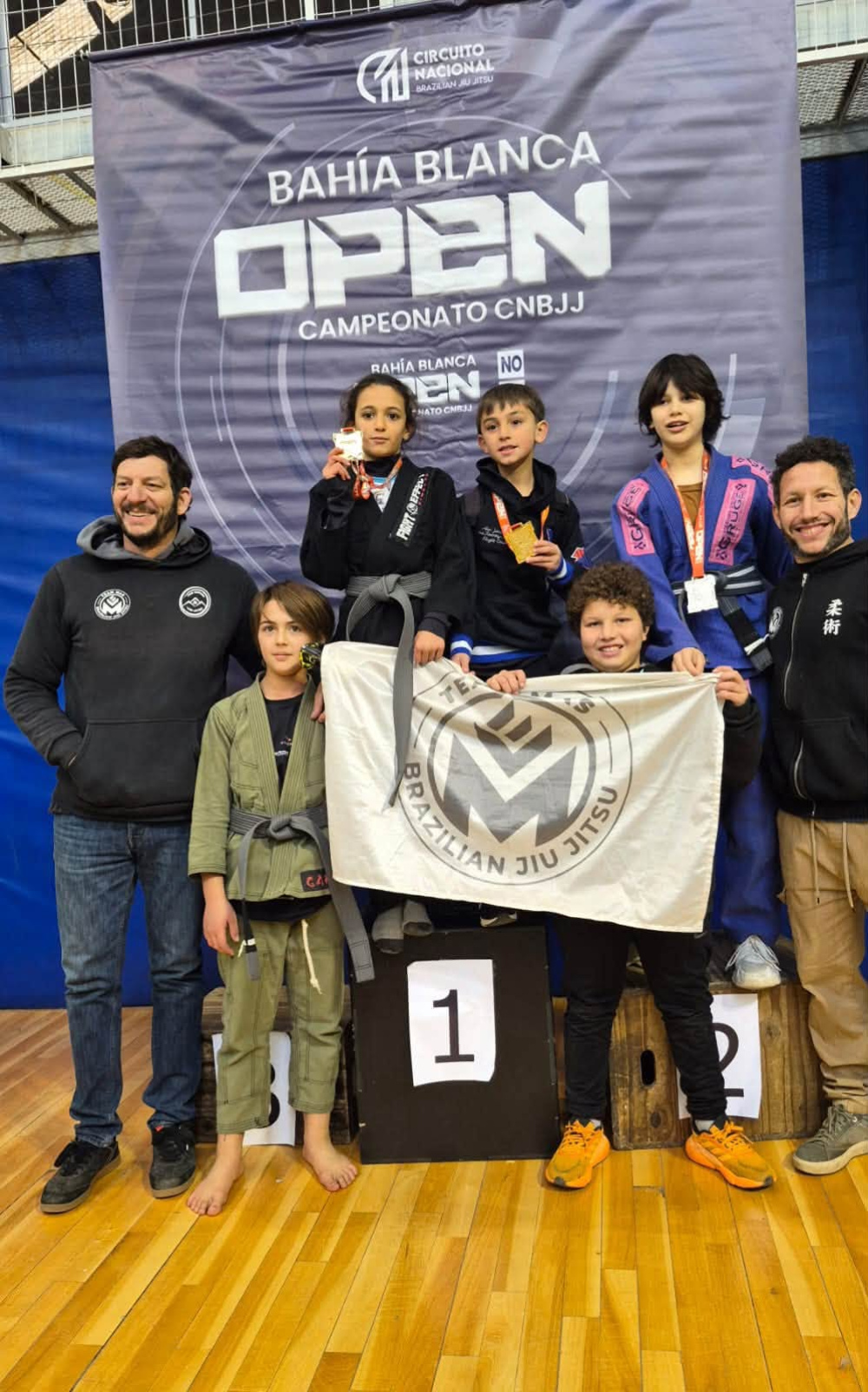 La Academia Team Más Ventania tuvo una destacada actuación en el Open Bahía Blanca de Jiu Jitsu