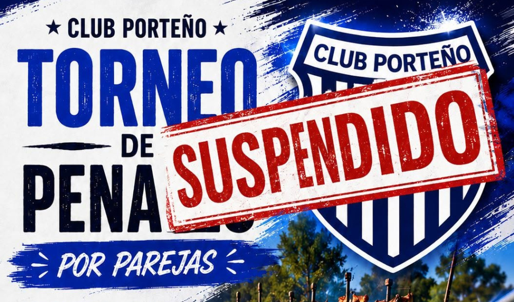 Debido a las condiciones climáticas fue suspendido el torneo de penales en el Club Porteño de Saldungaray