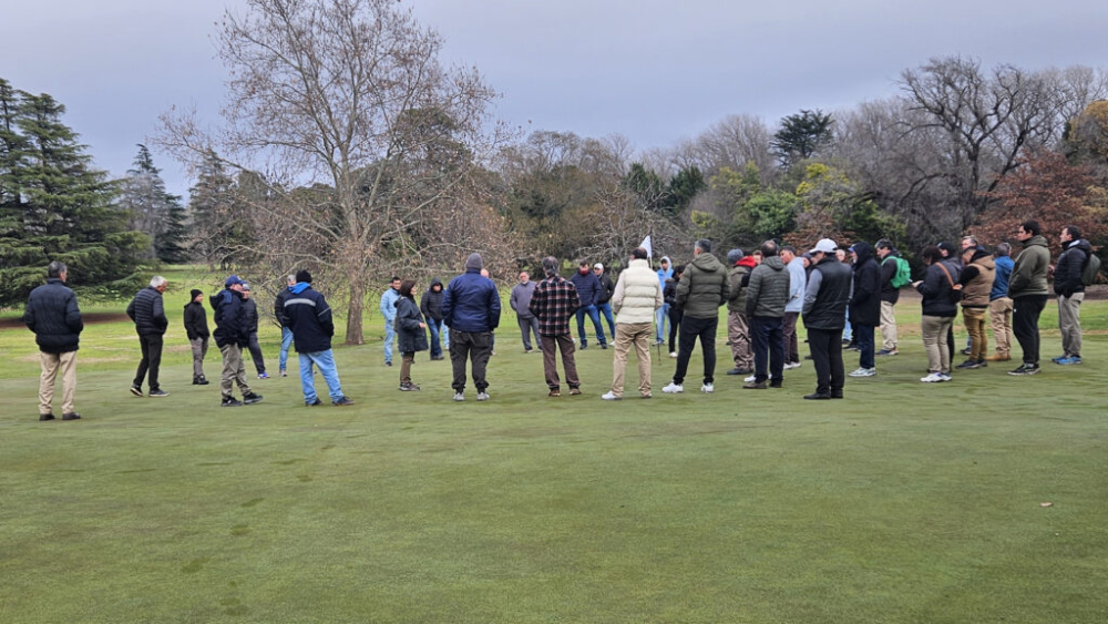 La Federación Regional de Golf del Sur realizó una jornada de capacitación en Sierra de la Ventana