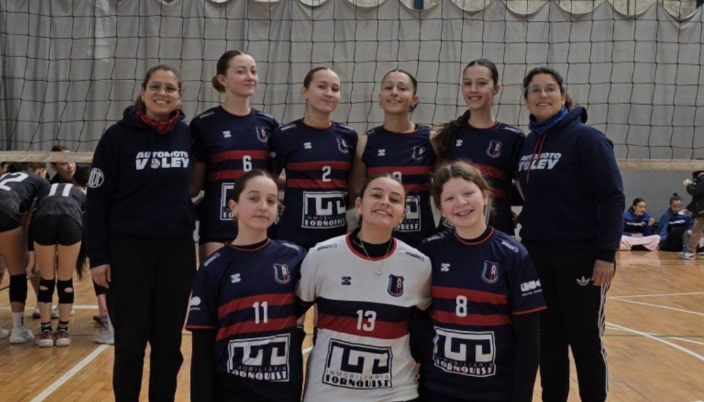 El Sub 14 de Automoto Voley fue subcampeón en Benito Juárez