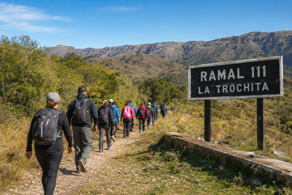 Trekking sobre el Ramal 111: abren las inscripciones para una nueva caminata entre Sierra de la Ventana y Villa Ventana